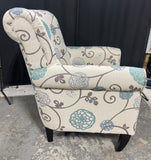 Noble House Home Furnishings Floral Upholstered Arm Chair