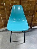 Mid Century Modern Unbranded Turquoise ColorFiberglass Chair (Herman Miller Style)