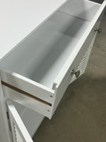 White Particle Board Bathroom Cabinet