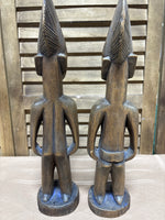 Vintage Carved Yoruba Ibeji Twin Pair- Made in Nigeria