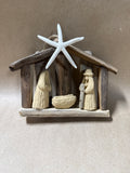 Driftwood Nativity Scene Ornament