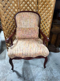 Boucle Style Fabric Arm Chair