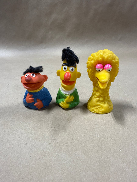 Lot Of 3 Sesame Street Finger Puppets