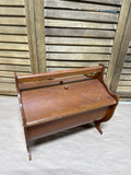 Wooden Vintage Sewing Box Caddy With Supplies