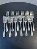 12-Piece WM Rogers Co. Silver Plate Salad Forks