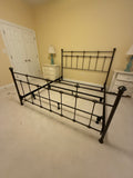 King Metal Bed with Metal Bed Frame