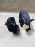 Straw Black Bears - Pair