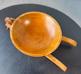 Primitive Style Woodcroftery Wooden Wheelbarrow Decorative Bowl