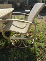 Faux Tile Top Patio Table w/Six Chairs