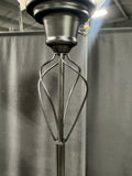Lightweight Black Metal Torchiere Lamp (WORKS)