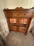 Oak Pie Safe Cupboard***HEAVY ITEM***READ DETAILS ON PICK UP POLICY***