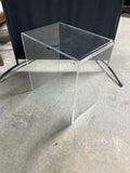 Lucite Side Table