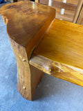 Hand Crafted Tree Trunk Bench ***HEAVY ITEM***READ DETAILS ON PICK UP POLICY***