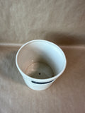 Pottery Barn White Ceramic Planter With Chalk Label