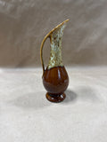Brown Glaze Drip Bud Vase Pitcher // 2 Available // *** PRICED INDIVIDUALLY ****