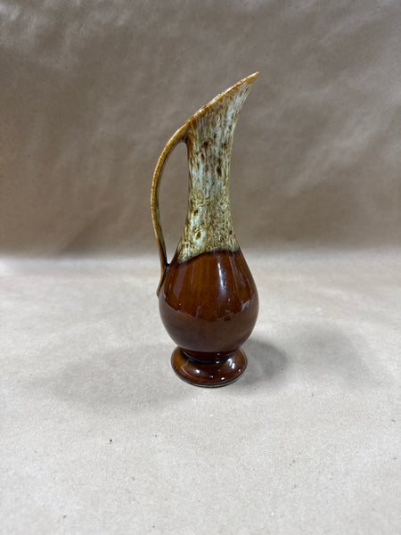 Brown Glaze Drip Bud Vase Pitcher // 2 Available // *** PRICED INDIVIDUALLY ****