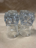 4 Tiffin-Franciscan Kings Crown Thumbprint Juice Glasses // 2 Sets Available // *** PRICED INDIVIDUALLY ****