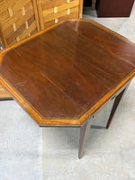 Drop Leaf Side Table with Inlay