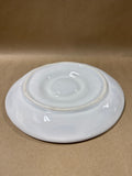 White Iridescent Oyster Plate