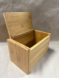 (B) Wooden Index Card Holder // 3 Available // PRICED INDIVIDUALLY