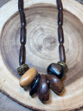 Chunky Wooden Necklace