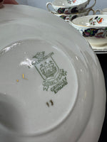18-Piece Grindley Marlborough England Strathcona Cream Soup Bowls & Saucers Set