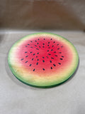 Round Wooden Watermelon Slice Tray