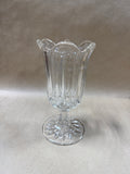 Tulip Style Clear Glass Vase