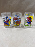 3 Vintage McDonalds Juice Glasses