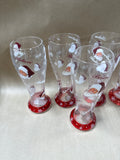 Santa Claus “Believe” Pilsner Glasses - Set Of 5