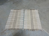 Pair of Brown & Tan Small Rugs