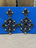 Yellow, Green & Gold Earrings