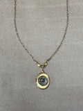 Gold Tone Necklace with Locket
