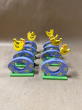 Springy Duck Standing Napkin Rings - Set Of 8 (A)