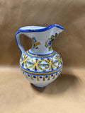Large Hand Painted Water Pitcher From Spain