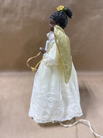 Pair Of Christmas Angels — 1 Lights Up And WORKS