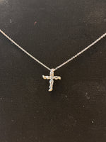 Colonial Williamsburg Sterling Cross Pendant & Chain