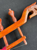 Chinese Vintage Hand Carved Wooden 2-String Erhu