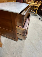 Antique Marble Top Dresser, on Casters***HEAVY ITEM***