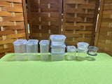Assorted Plastic Food Storage Containers, 11 pc (B)