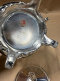 F.B. Rogers Silver Creamer And Sugar
