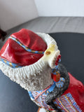 Chasseurs a Cheval Van Gerdinge Sitzendorf Porcelain French Soldier with Wooden Base AS IS (READ DESCRIPTION CAREFULLY)