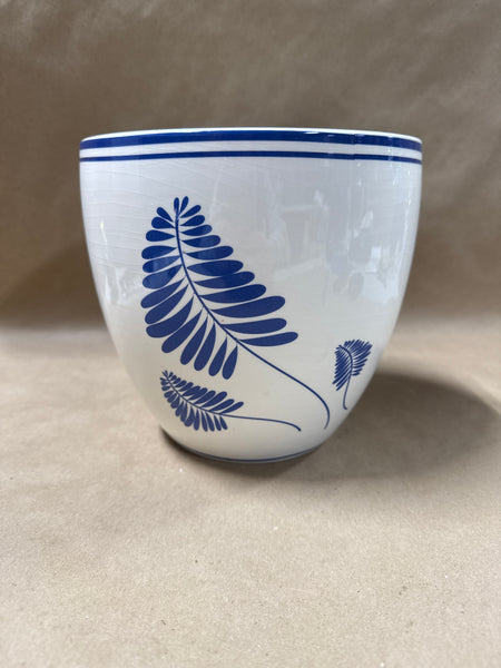 Blue And White Planter