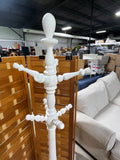 White Painted Coat Rack
