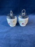 Royal Worcester Porcelain Egg Coddlers, 2 Pieces