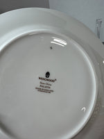 (D) 10-Piece Wedgwood England Palatia R4700 Greek Key Bone China Salad Plates Set (2 SETS AVAILABLE—PRICED INDIVIDUALLY AT $65 EACH SET)