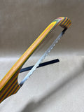 Wooden Rainbow Striped Bread Knife