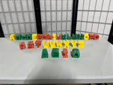 Mattel Vintage "Tuff Stuff" Heavy Duty Molded Plastic Letters, 30 pc