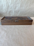 Wooden Jewelry Box With Map