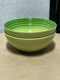Le Creuset Vibrant Light Green 2 pc Cereal Bowls